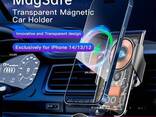 Держатель Auto open-close Transparent Wireless Charger XYJ L9 |15W, RGB| - фото 2