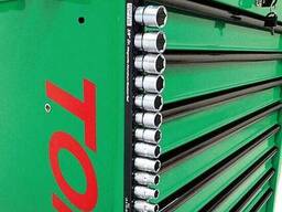 Держатель планка магнитная для головок 3/8"*280*12PCS Toptul PBKB3B2612