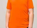 Детская футболка оранжевого цвета - фото 1