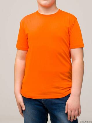 Детская футболка оранжевого цвета