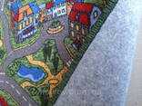Детская ковровая дорожка на войлоке( ковролин) Лунапарк( дороги)1,5; 2; 3; м ширина - фото 1