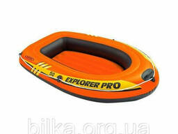 Детская одноместная надувная лодка Intex 58354 Explorer Pro (137х85 см)