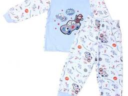 Детская пижама Валери-Текс 1782-55-295-027-08 92 см Голубой