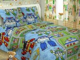 Детская постель недорого - комплект Робокар Поли
