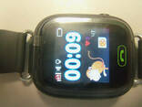 Детские телефон-часы с GPS трекером Smart Watch Q90 черные