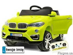 Детский электромобиль BMW X6- Салатовый