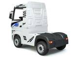 Детский электромобиль-фура- грузовик Mercedes-BENZ Actros M 4208EBLR-1, белый - фото 2