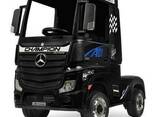 Детский электромобиль-фура- грузовик Mercedes-BENZ Actros M 4208EBLR-2, черный
