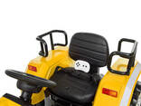 Детский электромобиль трактор M 4187BLR-6 желтый 2 мотора 35W, 1аккум12V10AH