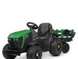 Детский электромобиль трактор M 4463BLR-10 зеленый 2 мотора 45W, 1аккум12V9AH