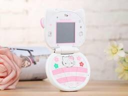 Детский Мини Мобильный Телефон Hello Kitty (Белый)