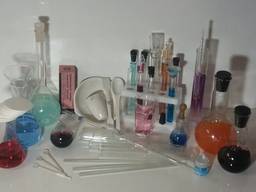 Детский подарочный набор посуда для опытов Лаборатория экспериментов