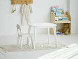 Детский столик и стульчик Tatoy для детей 4-7 лет Белый - фото 3