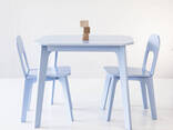 Детский столик и два стульчика Tatoy для детей 2-4 лет Голубой - фото 3