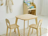 Детский столик и два стульчика Tatoy для детей 4-7 лет Натуральный - фото 6