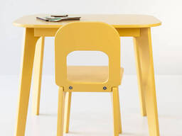 Детский столик и стульчик Tatoy для детей 4-7 лет Желтый
