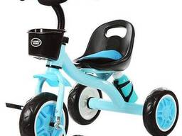 Детский трехколесный велосипед M 3197-4 голубой