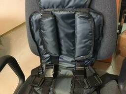 Детское бескаркасное автокресло Berry Child Car Seat с подголовником 9-36 кг (Grey)