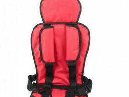 Детское бескаркасное автокресло Berry Child Car Seat с подголовником 9-36 кг (Red)