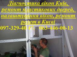 Діагностика вікон Київ, ремонт пластикових дверей, налаштування вікон, ремонт ролет в Києв