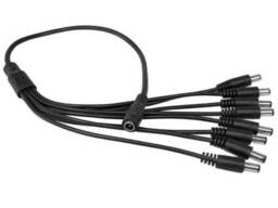 Дільник живлення DC-F =&gt; 8xDC-M (D 5,5x2,5мм) кабель довжиною 40см