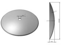 Диск бороны Gregoire Besson "гладкий"