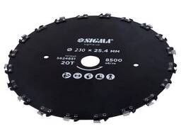 Диск для триммера Ø230×25.4мм 20Т цепной Sigma (5624651)