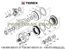 Диск фрикционный КПП TEREX 860 терекс диск тормозной