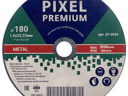 Диск отрезной по металлу 180х1,6х22,23мм // Pixel Premium (07-2034)