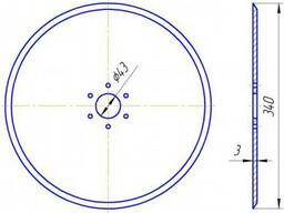 Диск сеялки Great Plains, диск сошника, диск сеялки. Украина.