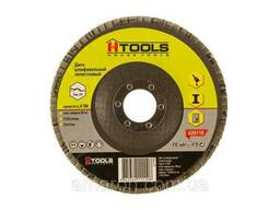 Диск шлиф, лепестковый 125*22 мм зерно 100 HTools, 62K110