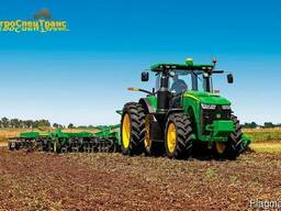 Дисковка почвы, аренда трактора