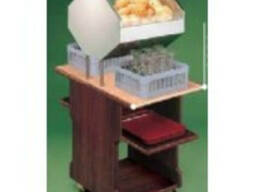 Диспенсер для хлеба, бокалов и разносов, передвижной, отделк