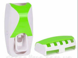 Диспенсер для зубной пасты и щетки "Зеленый" (5252566733)