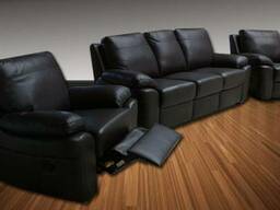 Кожаный диван, Диван, Кресло-реклайнер, Кожаные диваны, Комп