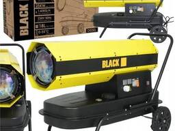 Дизельний обігрівач / Теплова гармата (дуйка) 25 кВт Black з LCD-термостатом, бак 18 л...