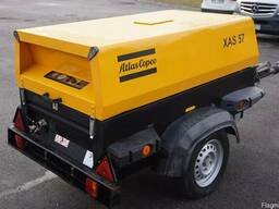 Дизельный компрессор XAS-57 Atlas Copco передвижной