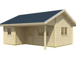 Дом из термообработанного бруса 28 м2. от производителя Thermo Wooden House 140 - фото 1