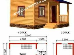 Дом каркасный. Домик деревянный летний гостевой