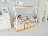 Домик кроватка детская для мальчика и девочки для игры и сна - фото 1