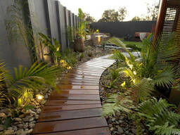 Дорожки деревянные из дуба и ясеня под заказ