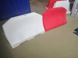 Дорожный барьер водоналивной пластиковый белый 1.2 (м)