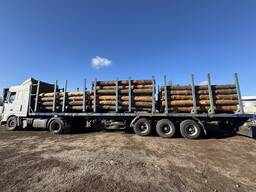 Дошка соснова необрізна свіжопиляна