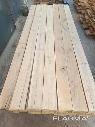 Дошка ясенева обрізна суха