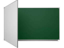 Доска комбинированная магнитно-маркерная/для мела UkrBoards UB100x225G-3 Зеленый/Белый. ..
