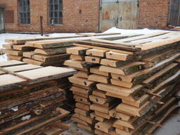 Доска липы необрезная свежепиленная микс