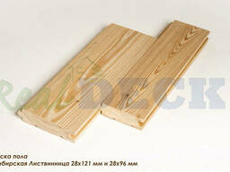 Доска пола из сибирской лиственницы