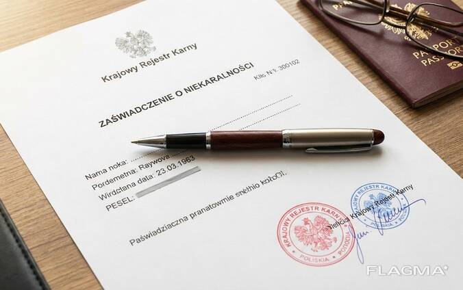 Справка о несудимости из Польши. Истребование KRK. Официально.