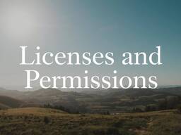 Дозволи та ліцензії