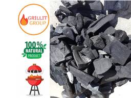 Деревне вугілля( дуб, ясень)